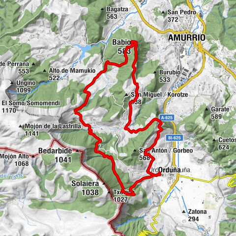Orduña - Atxondo - Babio - Urramendia