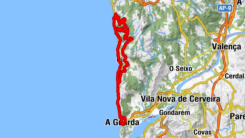 A Guarda - Alto da Oliveira - Ermita de San Sebastian - Capela da Virxe da Guía