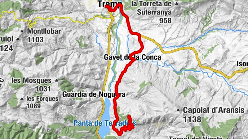 Estació de Tremp - Tremp - Sant Pere - Santa Maria