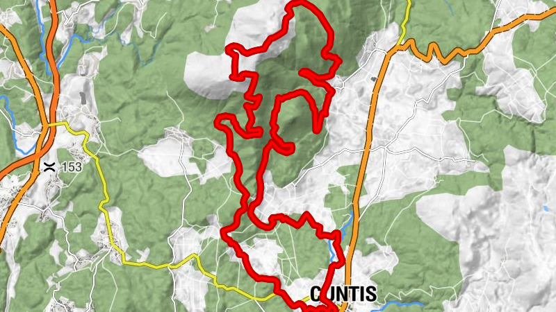 Cuntis - Trasponte - Pico Xesteiras - Igrexa de San Miguel de Couselo