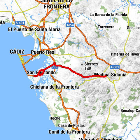 Río Arillo - San Fernando - Barriada Meadero de la Reina - Parroquia Vaticana y Castrense de San Francisco