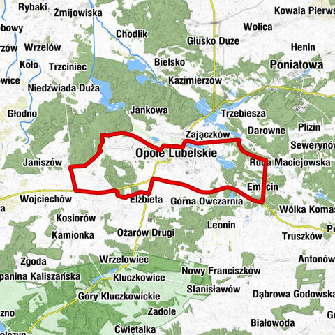 Łaziska-Majątek - Elżbieta-Kolonia - Opole Lubelskie - Kaplica filialna w Łaziskach