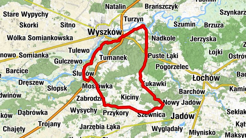 Mostówka - Kościół pw. Matki Bożej Królowej Polski - Kościół pw. Wniebowzięcia Najświętszej Maryi Panny - Kościół pw. Przemienienia Pańskiego