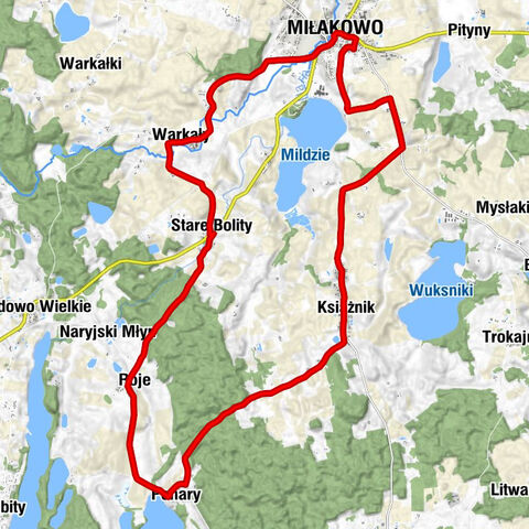 Miłakowo - Kościół pw. Najświętszej Maryi Panny Nieustającej Pomocy - Kościół pw. Podwyższenia Krzyża Świętego - Kaplica klasztorna