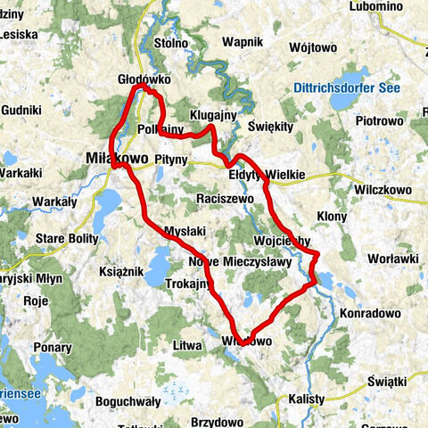 Kaplica klasztorna - Kościół pw. Podwyższenia Krzyża Świętego - Miłakowo - Kościół pw. Świętego Marcina