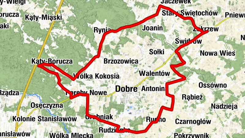 Zakrzew - Świdrów - Makówiec Duży - Kaplica