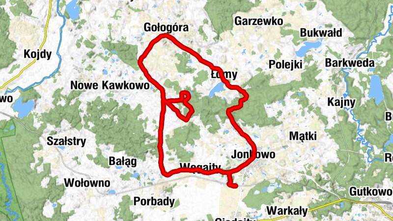 powiat olsztyński - Kościół pw. Świętego Jana Chrzciciela - Jonkowo - Między Bukami Restauracja Joneko