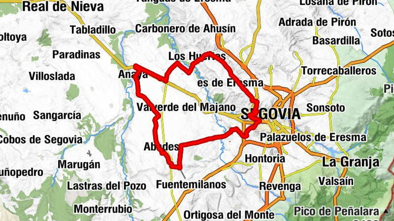 La Pradera - Iglesia de San Bartolomé de Martín Miguel - Nuestra Señora de la Asunción - Carrera del Diablo