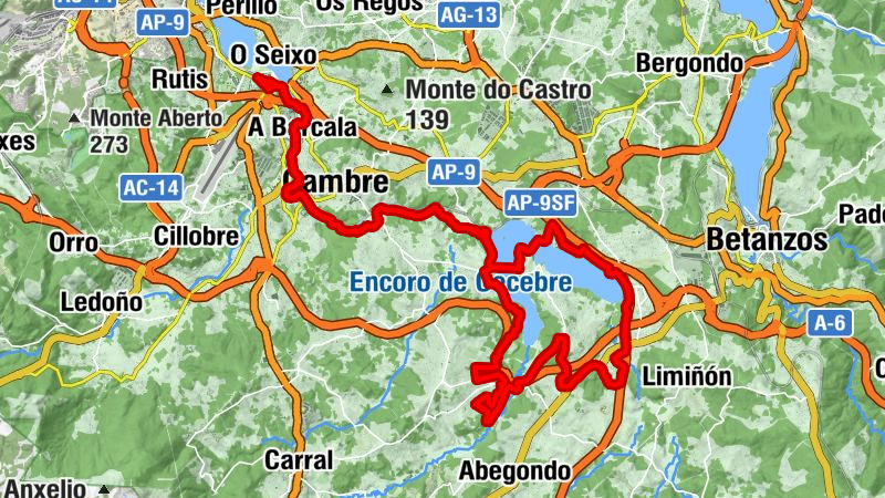 Acea da Má - Santiago do Burgo - Cambre - Igrexa de San Martiño de Orto