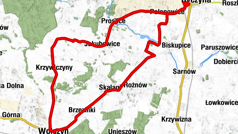 Byczyna Kluczborska - Kościół pw. Świętej Trójcy - Kościół Ewangelicko-Augsburski w Wołczynie - Kościół pw. Narodzenia Najświętszej Maryi Panny