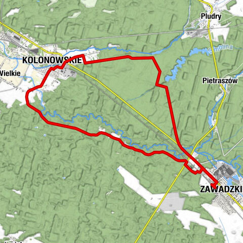 Zawadzkie - Karczma Stodoła - Lido - Kocia Góra