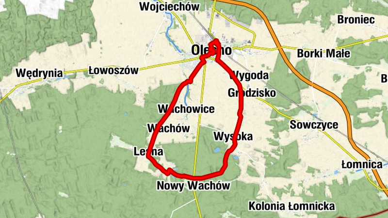 Olesno Śląskie - Kościół filialny pw. św. Michała - Kaplica przedpogrzebowa - Kościół odpustowy pw. św. Rocha