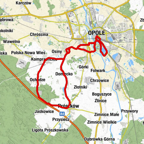 Prószków - Kościół parafialny pw. św. Jerzego - Kościół parafialny pw. św. Józefa - Zamkowa