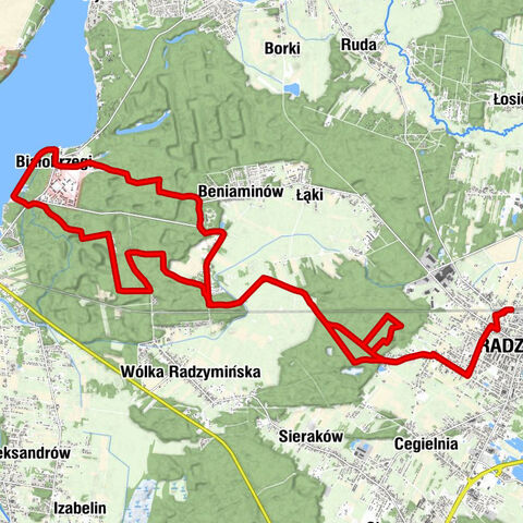 Radzymin - Białobrzegi - Biały Brzeg