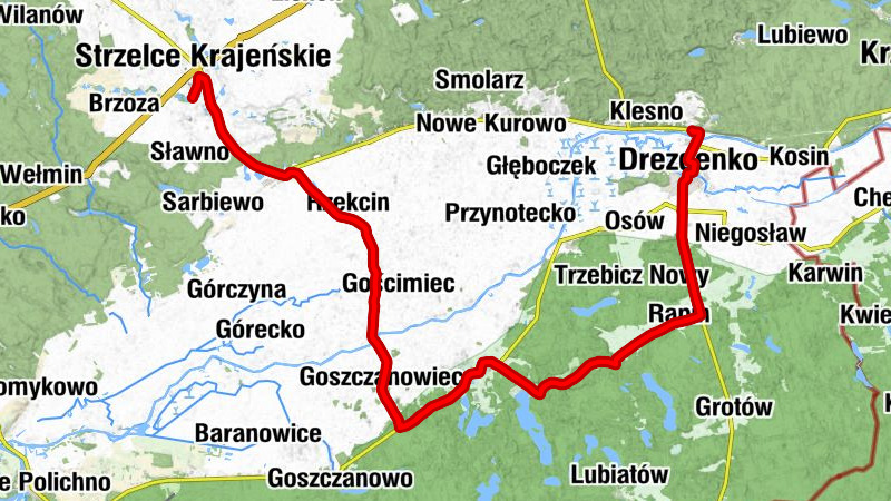 Nowe Drezdenko - Kościół Najświętszego Serca Pana Jezusa - Gospoda - Kościół rzymskokatolicki filialny pod wezwaniem świętego Andrzeja Boboli