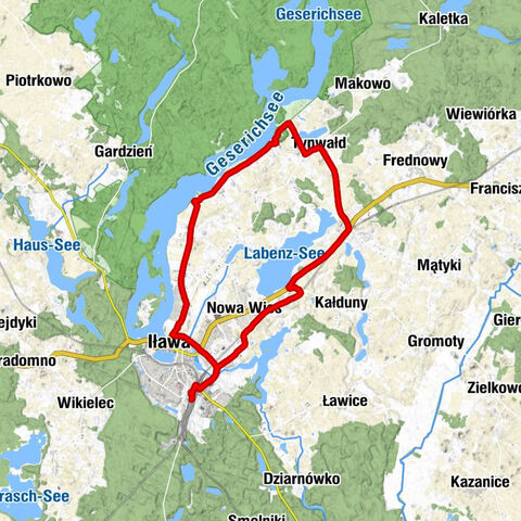 Iława Główna - Iława - Rudzienice - Kościół pw. Świętego Andrzeja Boboli