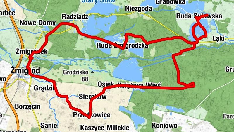 Gospoda 8 ryb - Ruda Sułowska - Żmigród - Zajazd Głowaczówka