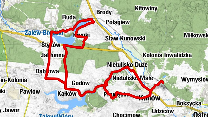 Wiatraki - Kunów - Kościół pw. Świętej Rodziny - Kościół pw. Najświętszej Maryi Panny Wspomożenia Wiernych