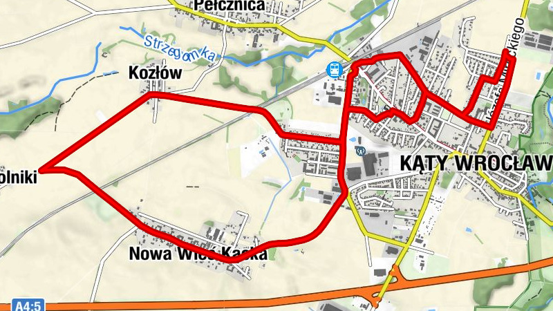 Kąty Wrocławskie - Nowa Wieś Kącka - Kościół Świętych Szymona i Judy Tadeusza