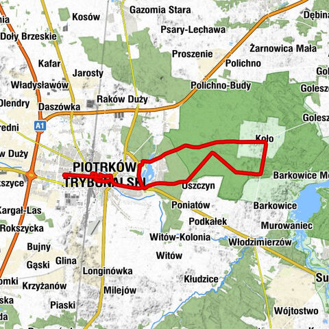 Osiedle Belzacka - Kościół pw. św. Jacka i św. Doroty - Kościół Podwyższenia Krzyża Świętego - Cerkiew Wszystkich Świętych
