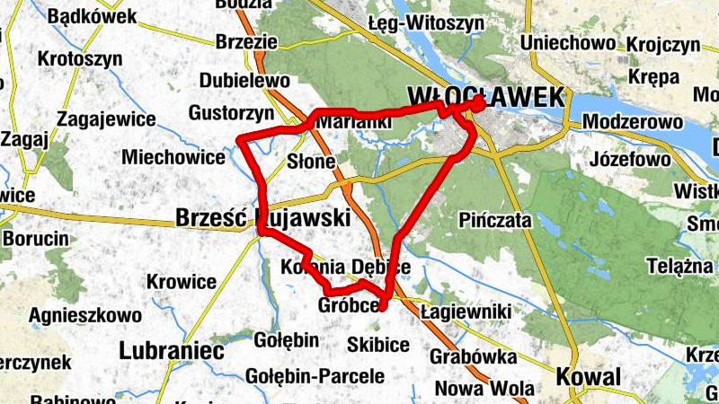 Kruszynek - Karczma Staropolska - Kościół św. Witalisa - Kościół św. Michała Archanioła