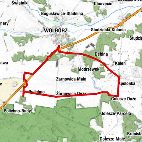 powiat piotrkowski - Polichno - Polichno Duże - Żarnowica Duża