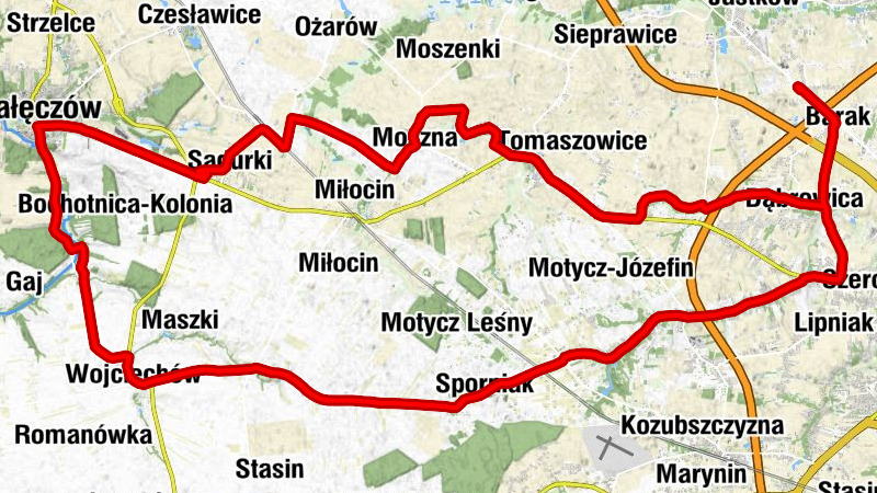 Zajazd pod Złotym Lwem - Kaplica - Wzgórze Kościelne - Kaplica Podwyższenia Krzyża Świętego.