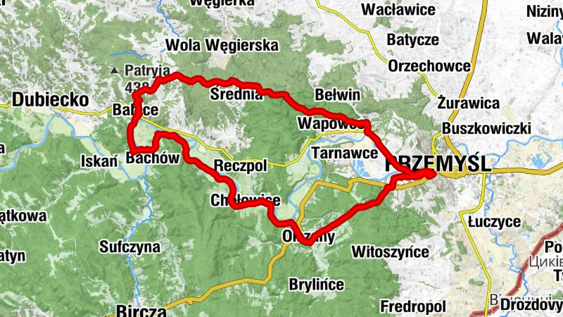 Babice - Na Capie - Węgierska Góra - Bukowy Garb