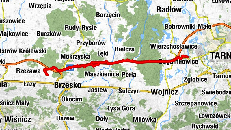 Kamionka - Koniec Jasienia - Podjasień - Grądy Jodłowskie