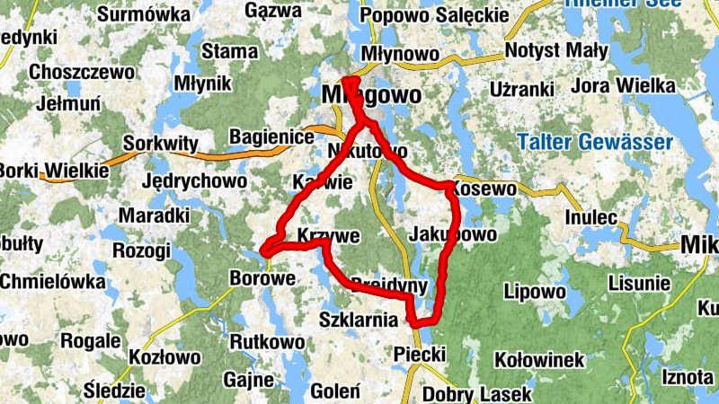Kolonia Brejdyny - Brejdyny - Mrągowo - powiat mrągowski
