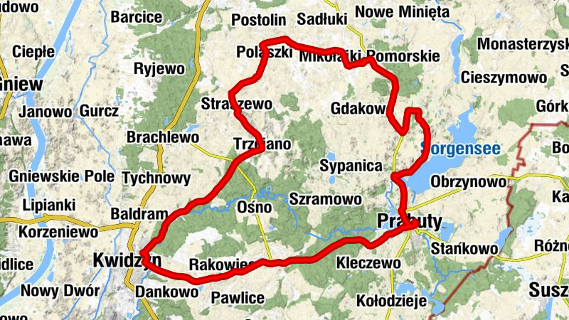Prabuty - Kościół parafialny pw. Świętego Andrzeja Apostoła - Kościół parafialny pw. Świętego Antoniego - Kościół pw. Świętego Stanisława Kostki