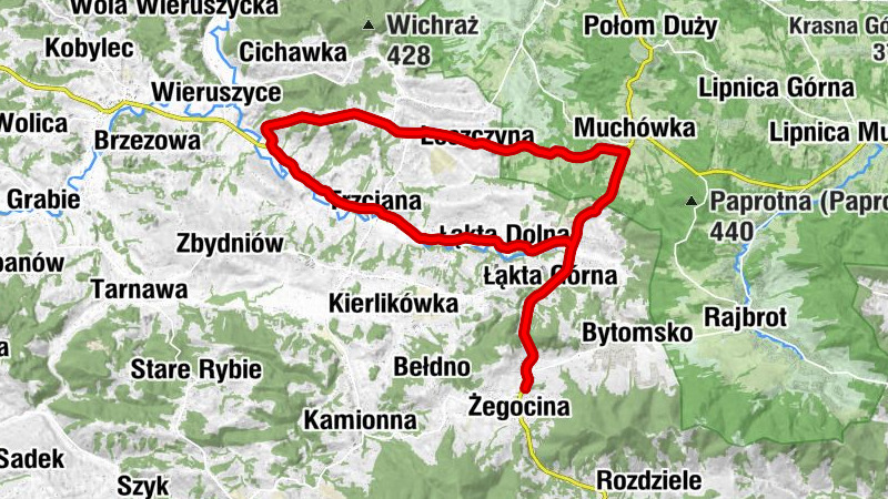 Żegocina - Brzeg - Restauracja Pod Dworem - Kościół Najświętszej Maryi Panny Częstochowskiej w Leszczynie