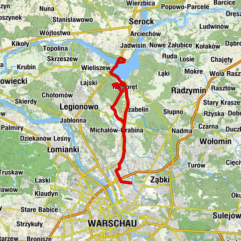 Kondratowicza - Warszawa - Rembelszczyzna - Stanisławów Pierwszy
