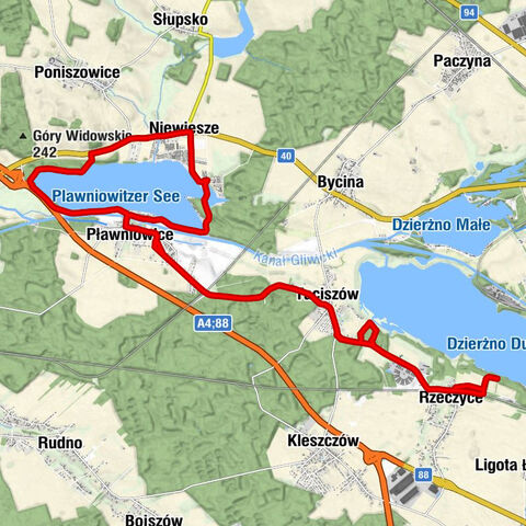 Rzeczyce - Taciszów - Kolonia Pławniowice - Elefant