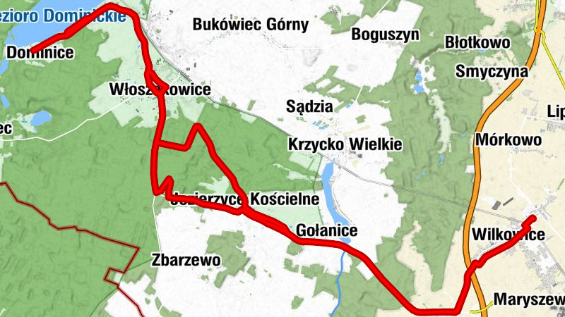 Wilkowice - Gołanice - Riposta - Kościół pw. Świętego Michała Archanioła