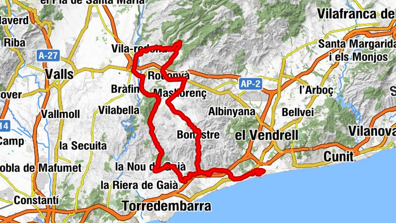 el Vendrell - Roda de Berà - Esglèsia de Santa Magdalena - Coma-ruga