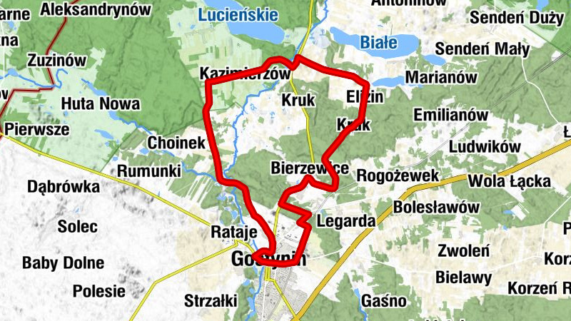 Gostynin - Bierzewice - Kościół parafialny pw. Matki Bożej Różańcowej