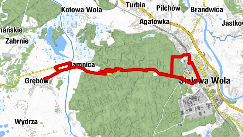 Piasek Dolny - Kościół pw. Zwiastowania Pańskiego - Stalowa Wola - Kościół pw. Trójcy Przenajświętszej