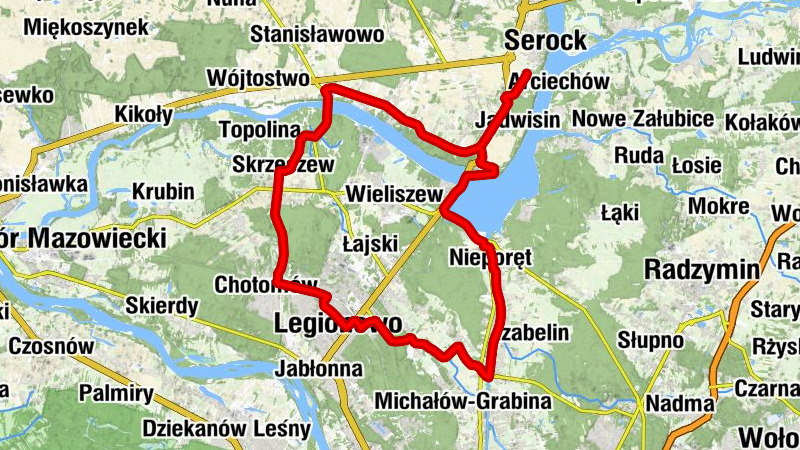 Stasi Las - Borowa Góra - Helios - Legionowo