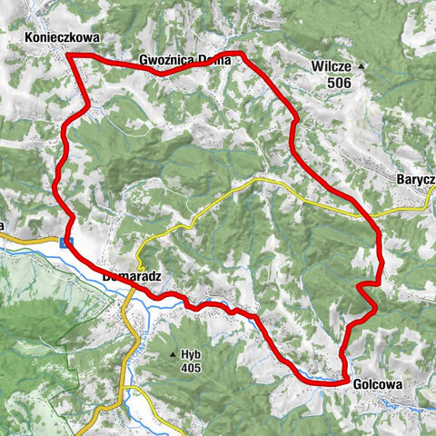 Zakarczma - Babia Góra - Kaplica - Kościół pw. św. Antoniego Padewskiego