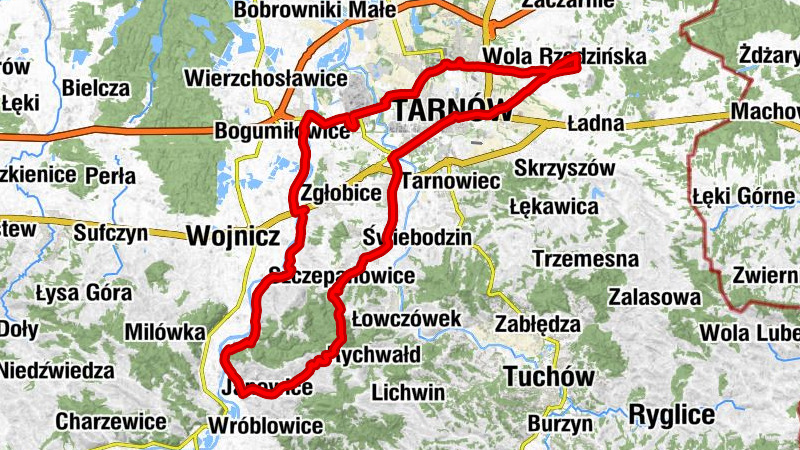 Wola Rzędzińska - Kaplica - Kościół pw. Podwyższenia Krzyża Świętego w Janowicach - Połcze Drugie