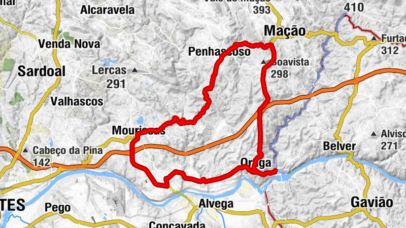Ortiga - Cova do Madeiro - Cascalhos - Mouriscas