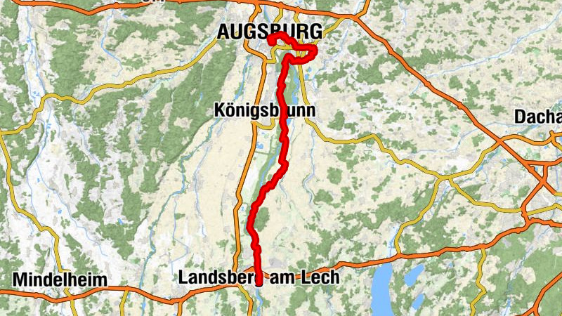 Innenstadt - Wallfahrtskapelle Maria Alber - St. Jakob - Landsberg am Lech