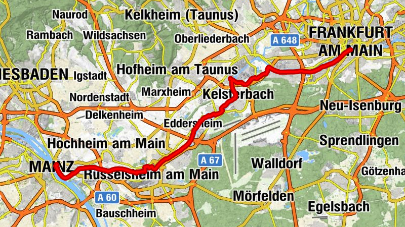 Frankfurt am Main - Fatima-Kapelle - St. Kilian - Mainz-Kastel