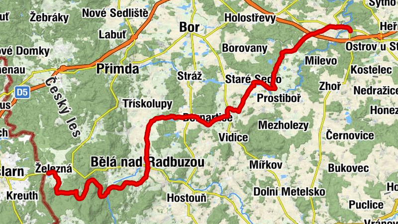 Praha - svatého Michaela archanděla - Bernartice - Pozorka