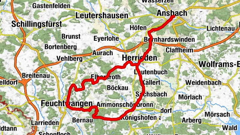 Ansbach - St. Jakobus der Ältere - St. Wenzeslaus - Eberleinsberg