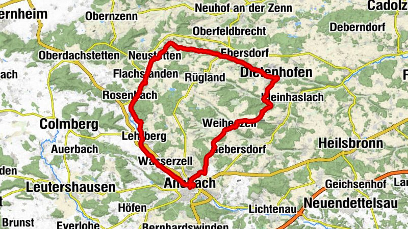 Ansbach - Urlas - St. Jakob - St. Mauritius