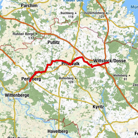 Perleberg - Dorfkirche Helle - Ev. Kirche Heiligengrabe - Wittstock/Dosse