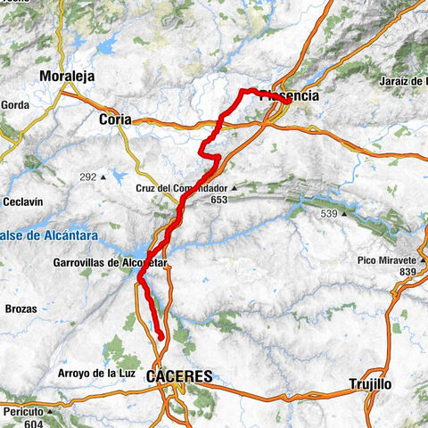 Casar de Cáceres - Ermita de Santiago - Ermita de la Salud - Plasencia