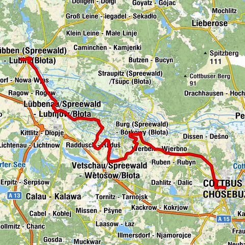 Lübben (Spreewald) / Lubin (Błota) - Sankt-Nikolai-Kirche - Klosterkirche - Cottbus - Chóśebuz